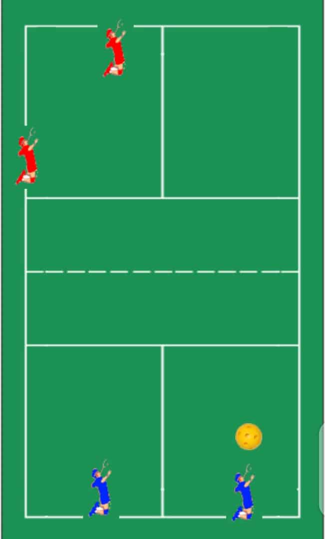 pickleball stacking diagram