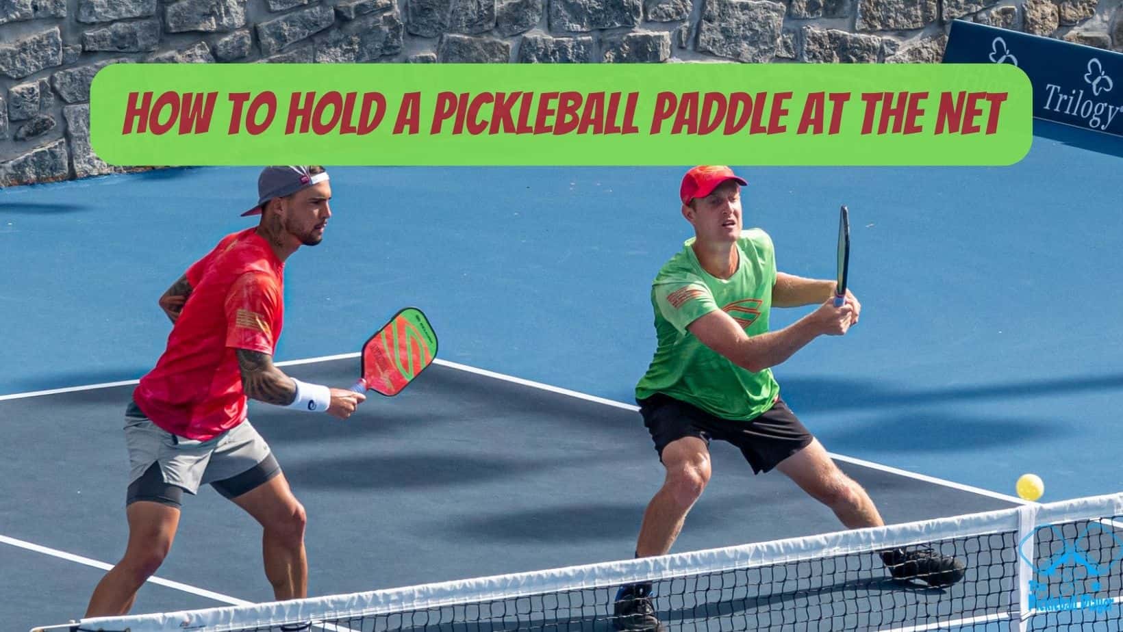 how-to-hold-a-pickleball-paddle-at-the-net